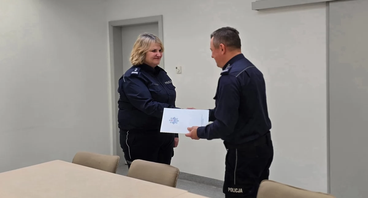 Policja - kryminalne, Gryfino nową komendantkę policji - zdjęcie, fotografia
