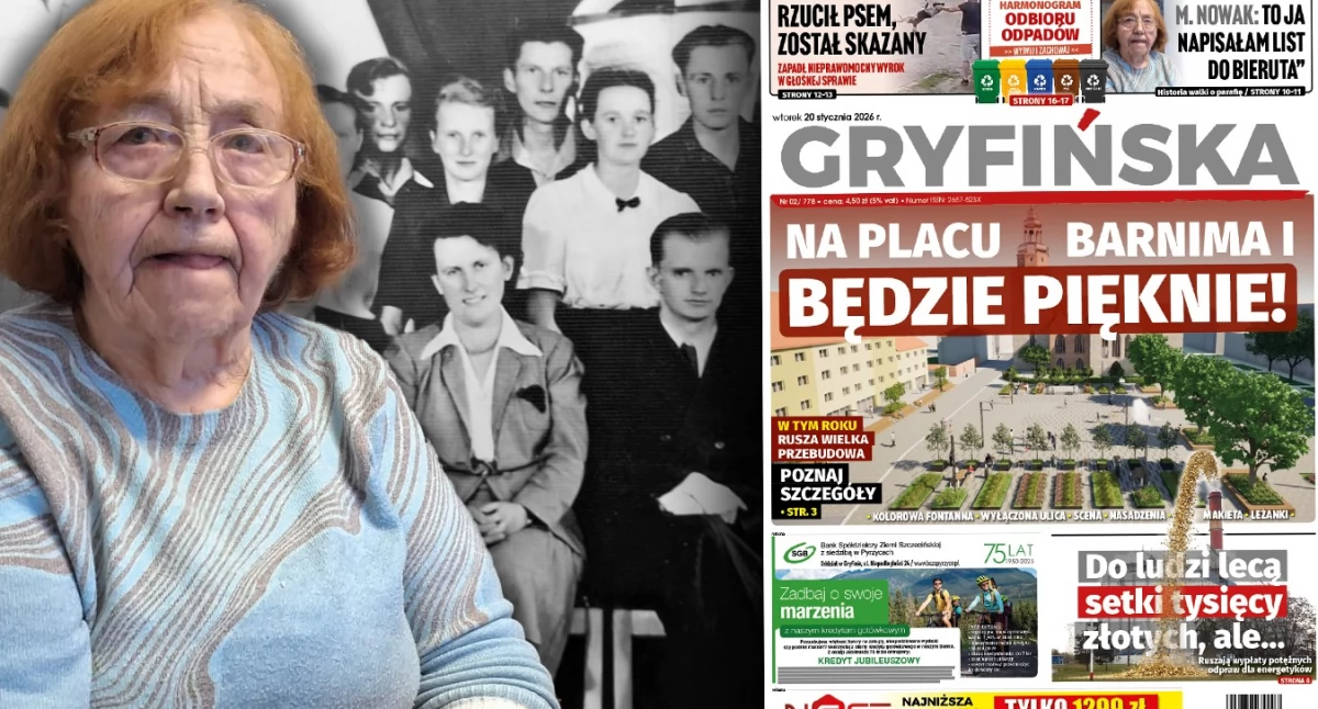 Gazeta Gryfińska, Maria Nowak napisałam Bolesława Bieruta - zdjęcie, fotografia