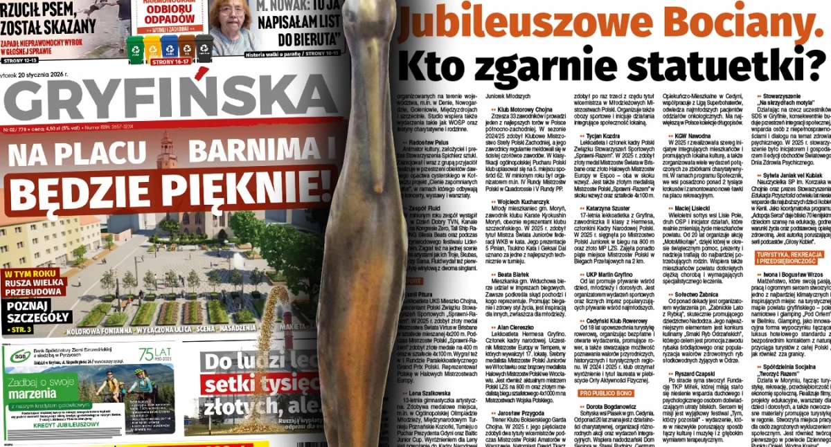 Gazeta Gryfińska, polecą dziś Bociany - zdjęcie, fotografia