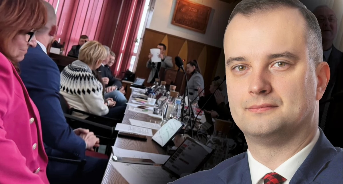 Samorządowcy, Roland Adamiak nowym wiceprzewodniczącym Miejskiej - zdjęcie, fotografia