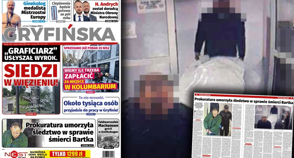 Gazeta Gryfińska, Prokuratura umorzyła śledztwo sprawie śmierci Bartka Miecznikowskiego - zdjęcie, fotografia