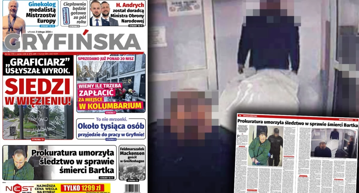 Gazeta Gryfińska, Mecenas Wiaczkis Bartek pluł krwią Dlaczego wezwano lekarza - zdjęcie, fotografia