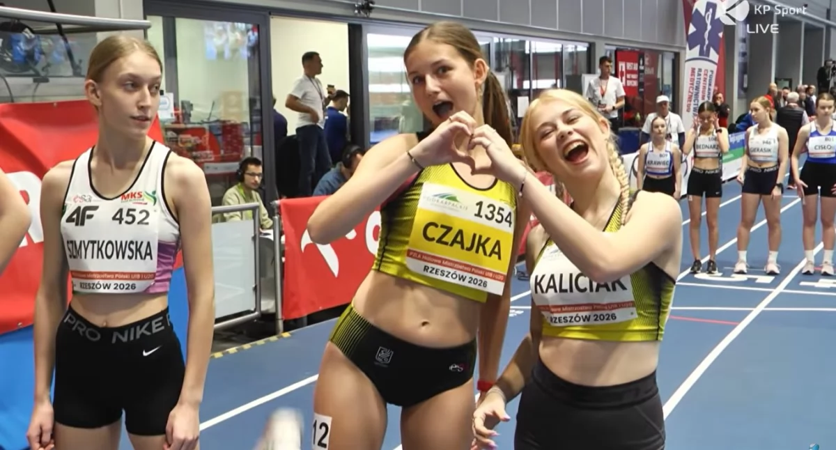 Lekkoatletyka, Julia Czajka Mistrzynią Polski Juniorek Młodszych! - zdjęcie, fotografia