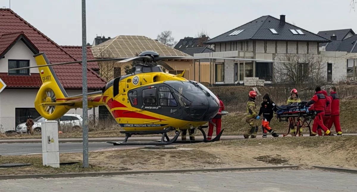 Straż pożarna, Helikopter Pawła - zdjęcie, fotografia