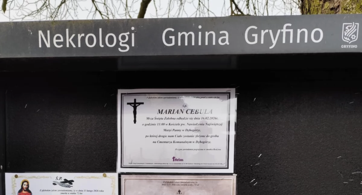 Odeszli, Przez powiat gryfiński przechodzi zgonów - zdjęcie, fotografia