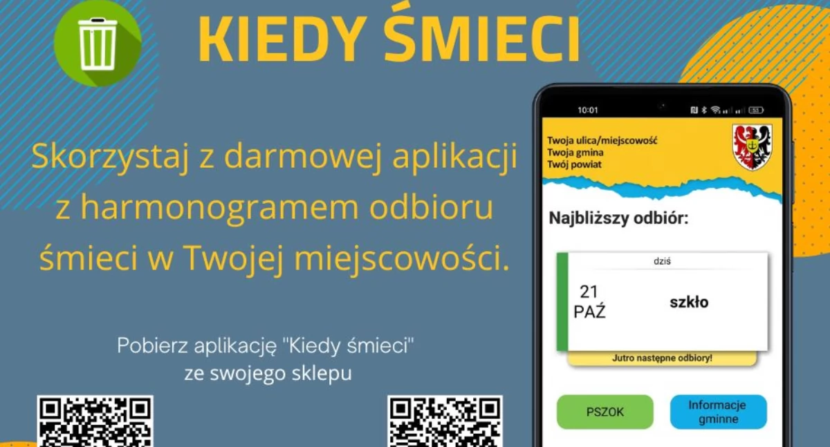 Info, stworzył aplikację mobilną Kiedy śmieci - zdjęcie, fotografia