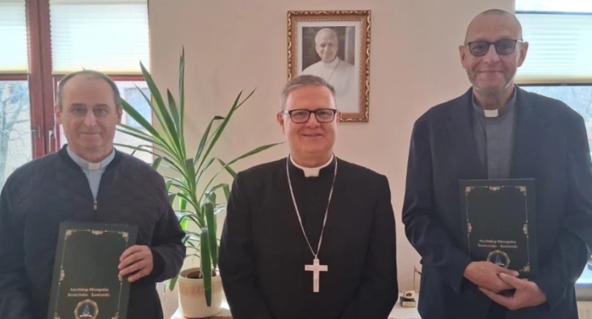 Kościół, Biały Lubiczem proboszcz - zdjęcie, fotografia