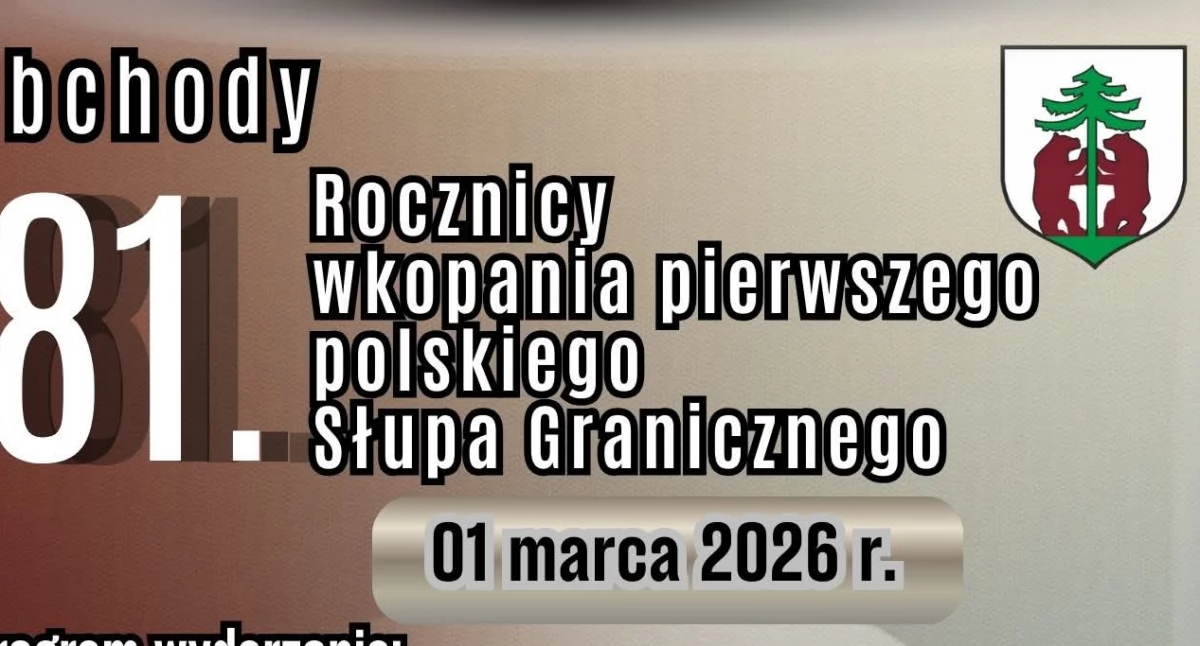 Uroczystości, rocznica wykopania pierwszego biało czerwonego słupa Odrą - zdjęcie, fotografia