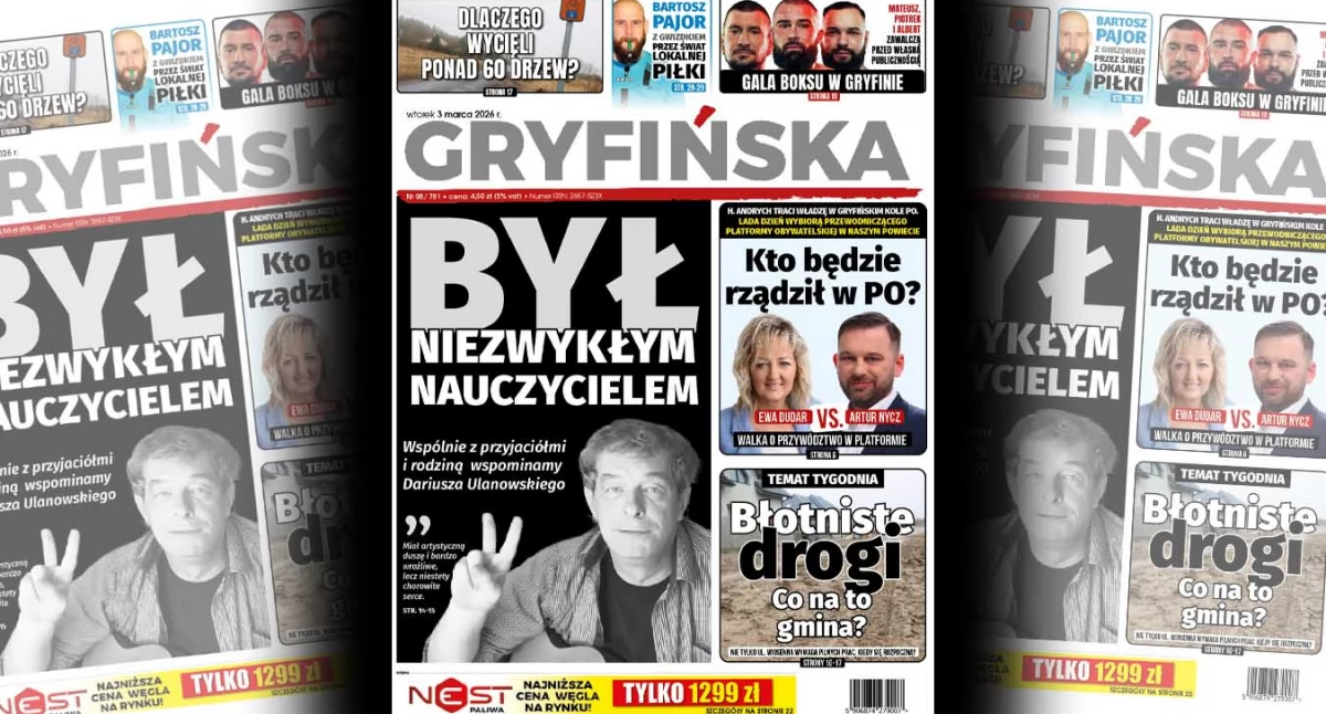 Gazeta Gryfińska, numer Gazety Gryfińskiej - zdjęcie, fotografia
