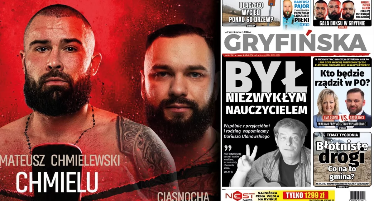 Gazeta Gryfińska, Mateusz Chmielewski obroni mistrzowski - zdjęcie, fotografia