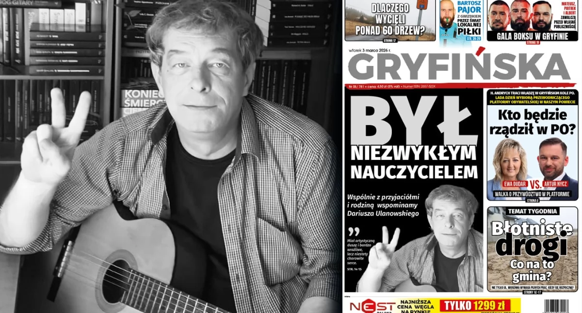 Gazeta Gryfińska, Wspólnie bliskimi wspominamy wspaniałego człowieka nauczyciela - zdjęcie, fotografia