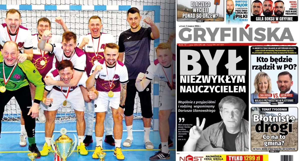 Gazeta Gryfińska, Finał złota Wygrała zdecydowanie najlepsza drużyna rozgrywek - zdjęcie, fotografia