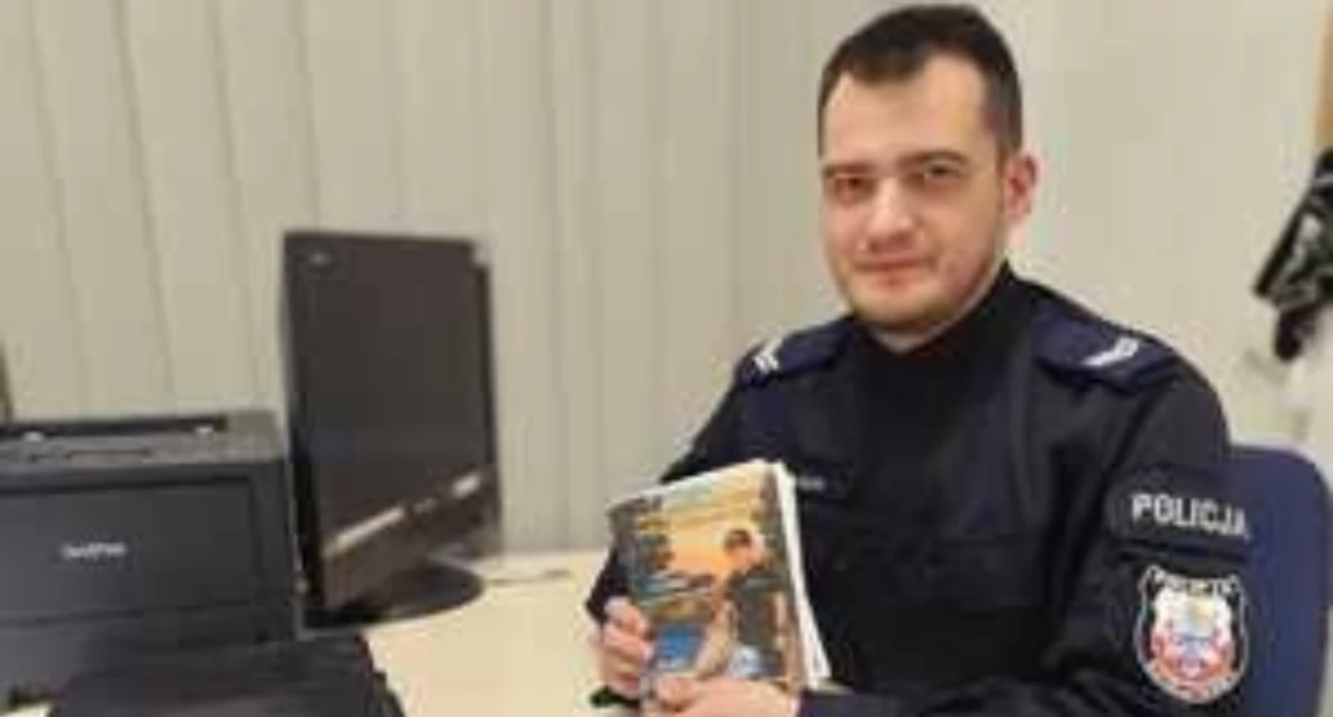 Inicjatywy społeczne, Poradnik dzieci stworzony przez gryfińskiego dzielnicowego może twój - zdjęcie, fotografia