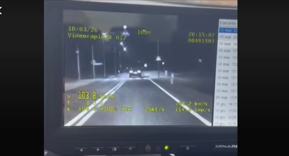 Policja - kryminalne, Szybka wściekła Recydywistka straciła prawo jazdy [WIDEO] - zdjęcie, fotografia