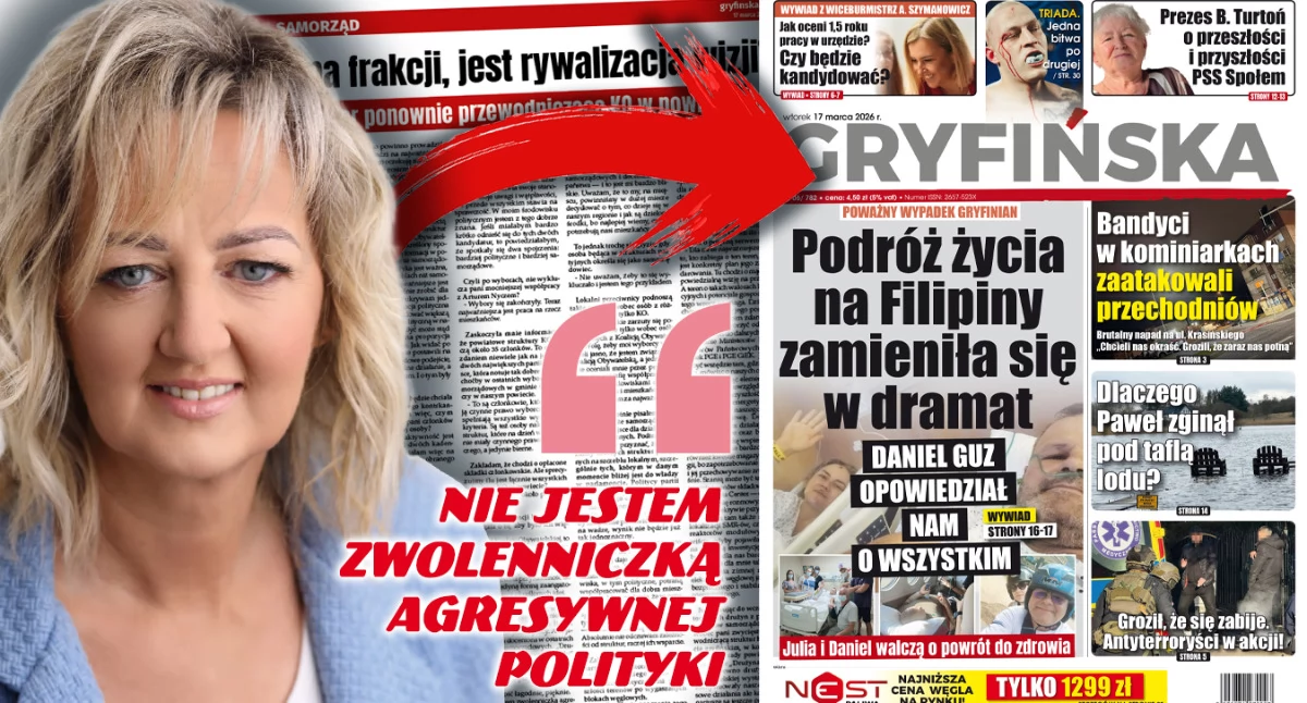 Samorządowcy, Gazeta Gryfińska Wywiad Dudar - zdjęcie, fotografia
