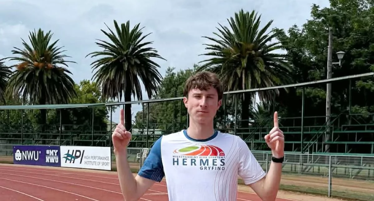 Lekkoatletyka, Gryfiński lekkoatleta pozdrawia obozu kadry narodowej [ZDJĘCIA] - zdjęcie, fotografia