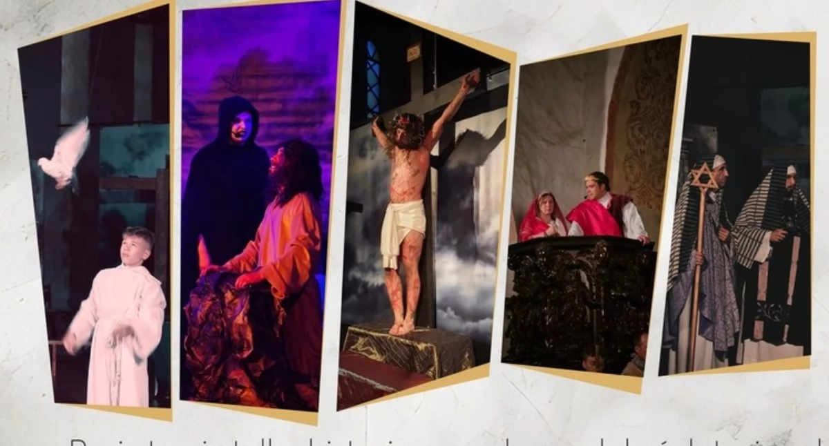Kościół, Zapraszają Misterium Męki Pańskiej - zdjęcie, fotografia
