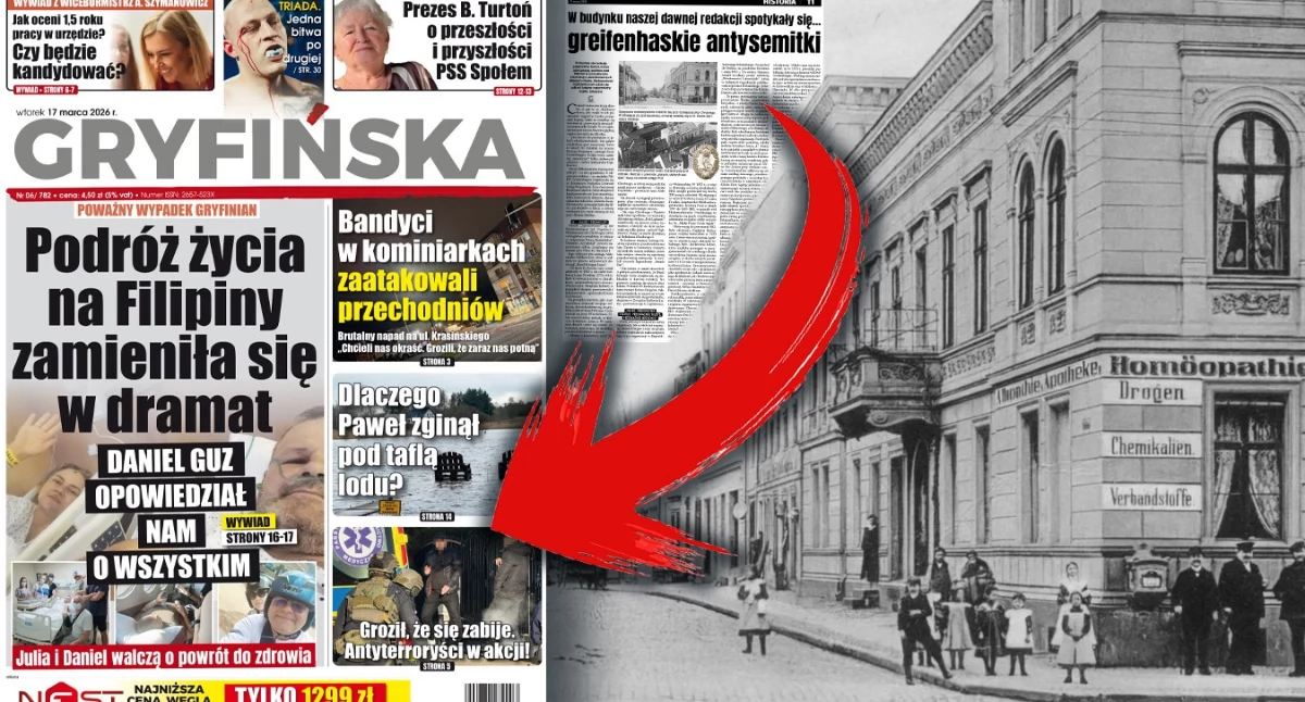 Gazeta Gryfińska, budynku naszej dawnej redakcji spotykały się… greifenhaskie antysemitki - zdjęcie, fotografia
