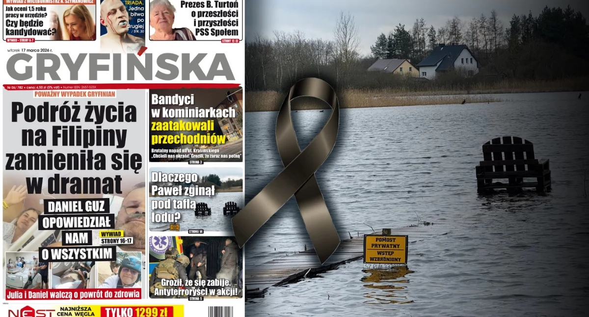 Gazeta Gryfińska, Dlaczego Paweł Sebastian chodzili kruchym lodzie - zdjęcie, fotografia