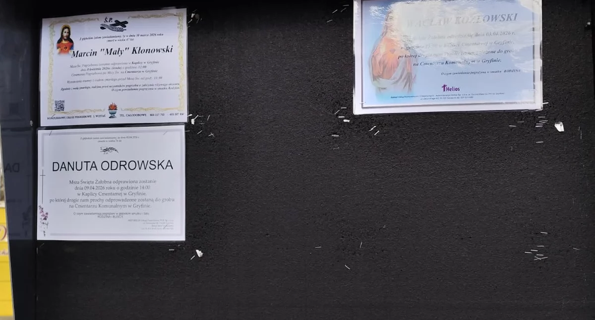 Odeszli, Najbliższe pogrzeby odbędą środę czwartek - zdjęcie, fotografia