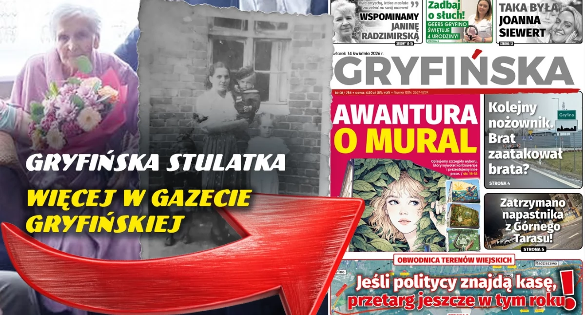 Gazeta Gryfińska, Przeszłość przychodzi gryfińska stulatka - zdjęcie, fotografia