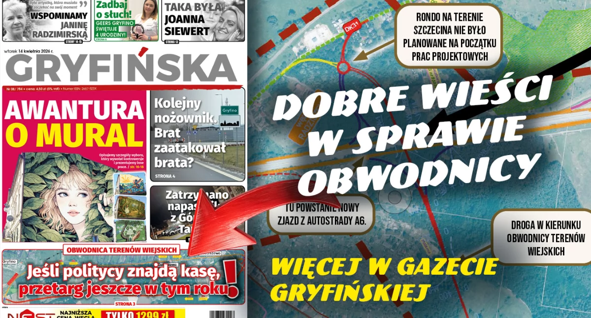 Gazeta Gryfińska, Przetarg obwodnicę jeszcze - zdjęcie, fotografia