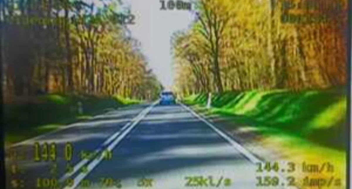 Policja - kryminalne, Kolejne cztery prawa jazdy zatrzymane prędkość - zdjęcie, fotografia
