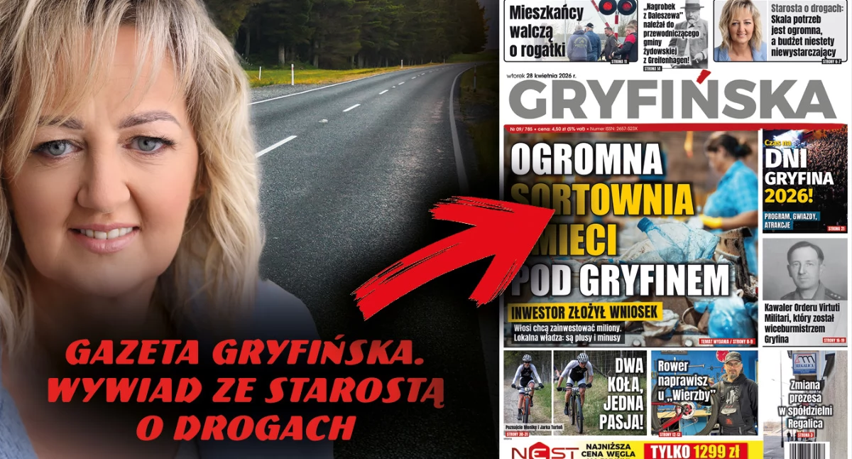 Gazeta Gryfińska, Starosta Skala potrzeb ogromna budżet niestety niewystarczający - zdjęcie, fotografia
