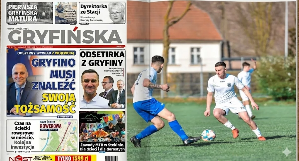 Gazeta Gryfińska, Konrad Świerkosz Okręgówka naszym sufitem - zdjęcie, fotografia