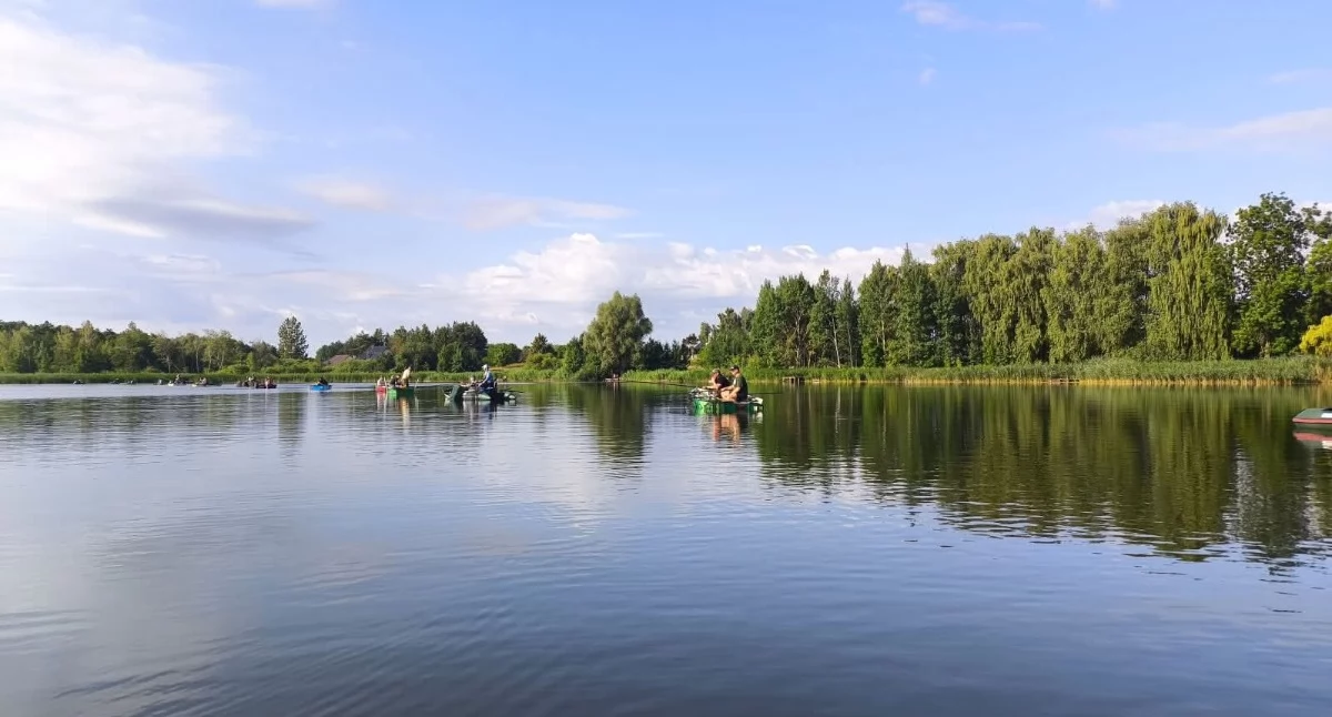 Ryby, Wójt zaprasza zawody wędkarskie parami łódek! - zdjęcie, fotografia