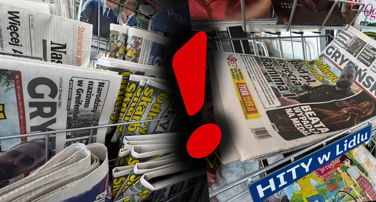 Gazeta Gryfińska, Gazeta Gryfińska Lidlu Biedronce - zdjęcie, fotografia