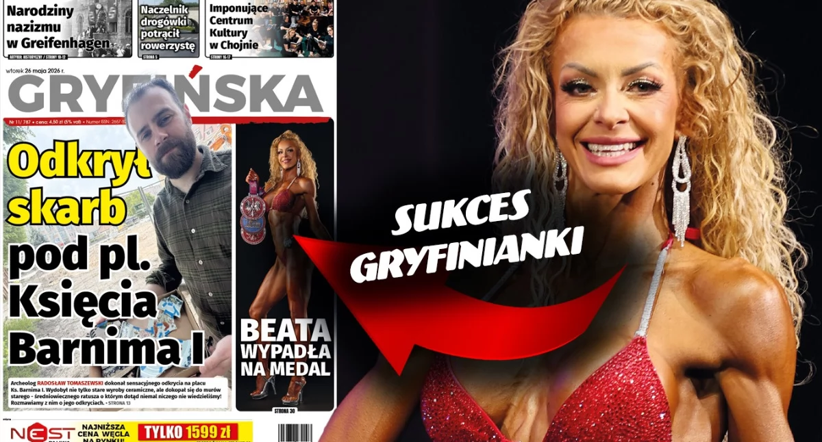Gazeta Gryfińska, banku wielką scenę Beata spisała medal! - zdjęcie, fotografia