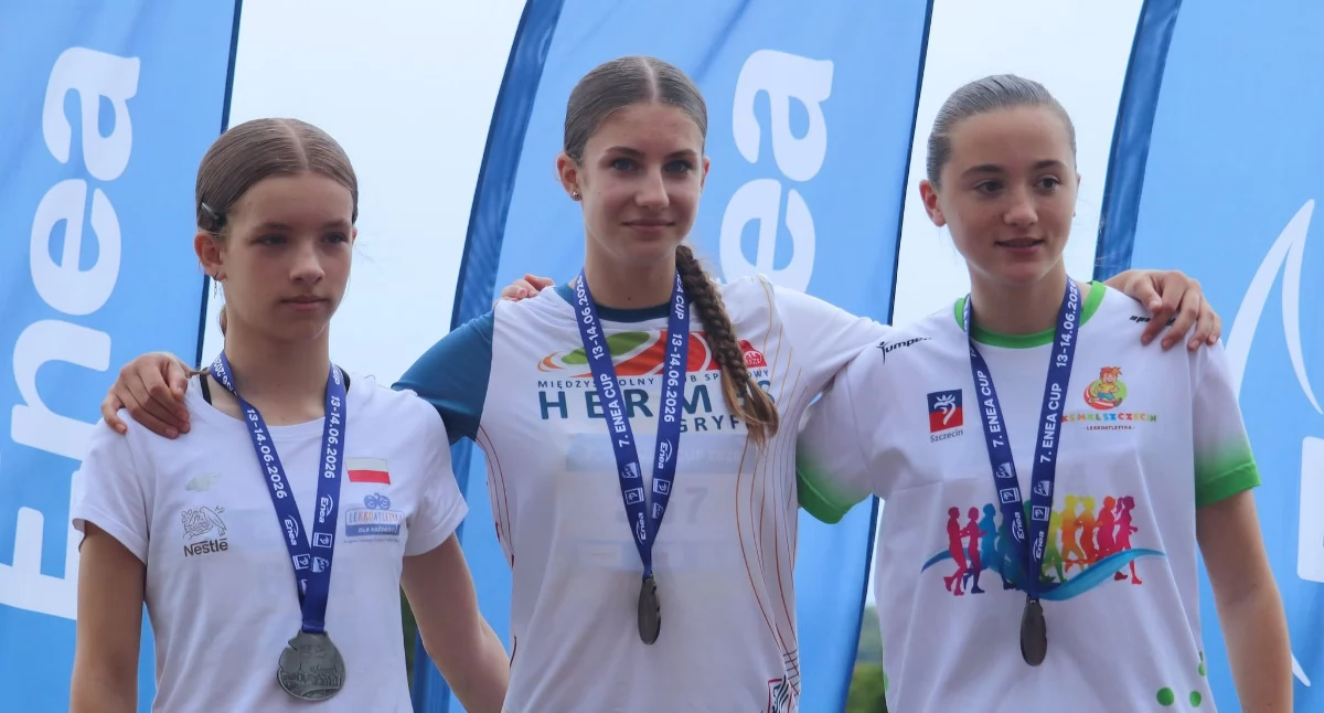 Lekkoatletyka, najmłodsze talenty gryfińskiej lekkoatletyki - zdjęcie, fotografia