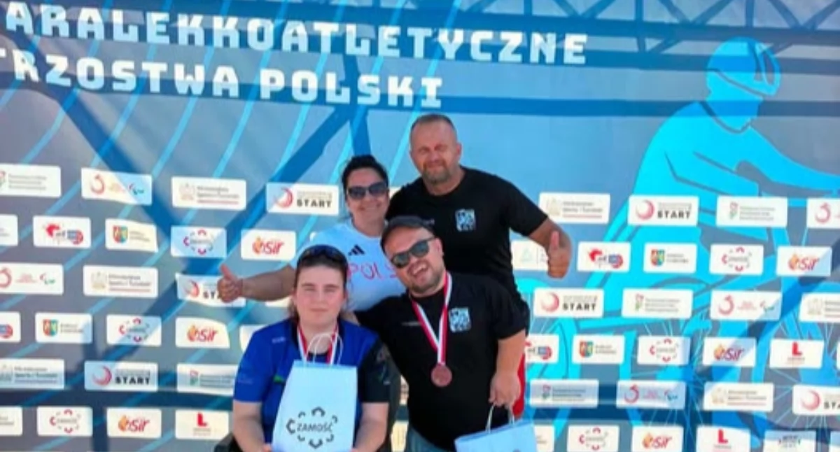 Lekkoatletyka, Gryfinianie medalami Mistrzostw Polski! - zdjęcie, fotografia