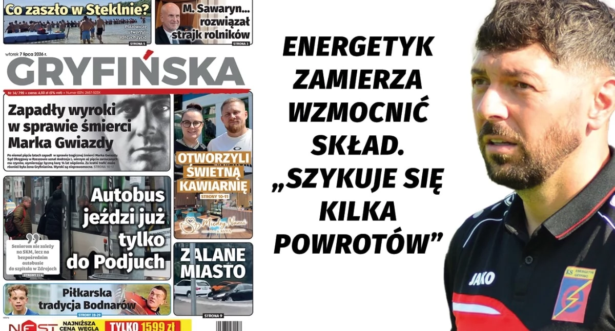 Gazeta Gryfińska, Dziś Energetyk wznawia treningi Zamierza wzmocnić skład - zdjęcie, fotografia