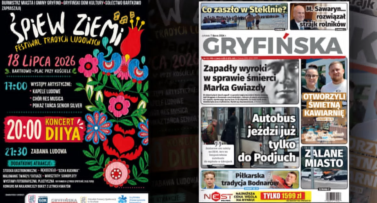 Gazeta Gryfińska, Śpiew Ziemi rozbrzmi Bartkowie Festiwal lipca! - zdjęcie, fotografia