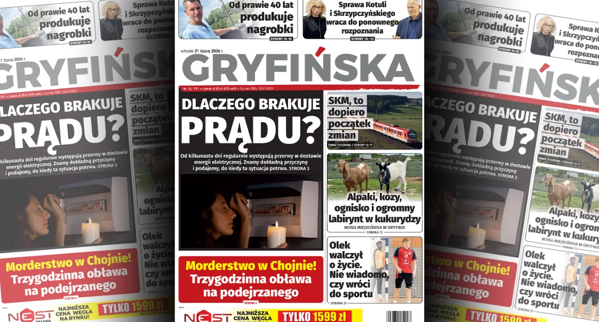 Gazeta Gryfińska, wydanie Gazety Gryfińskiej - zdjęcie, fotografia