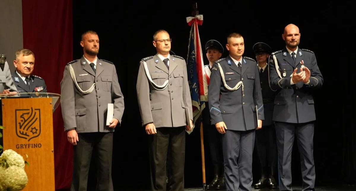 Policja - kryminalne, Obchody Święta Policji Gryfinie - zdjęcie, fotografia