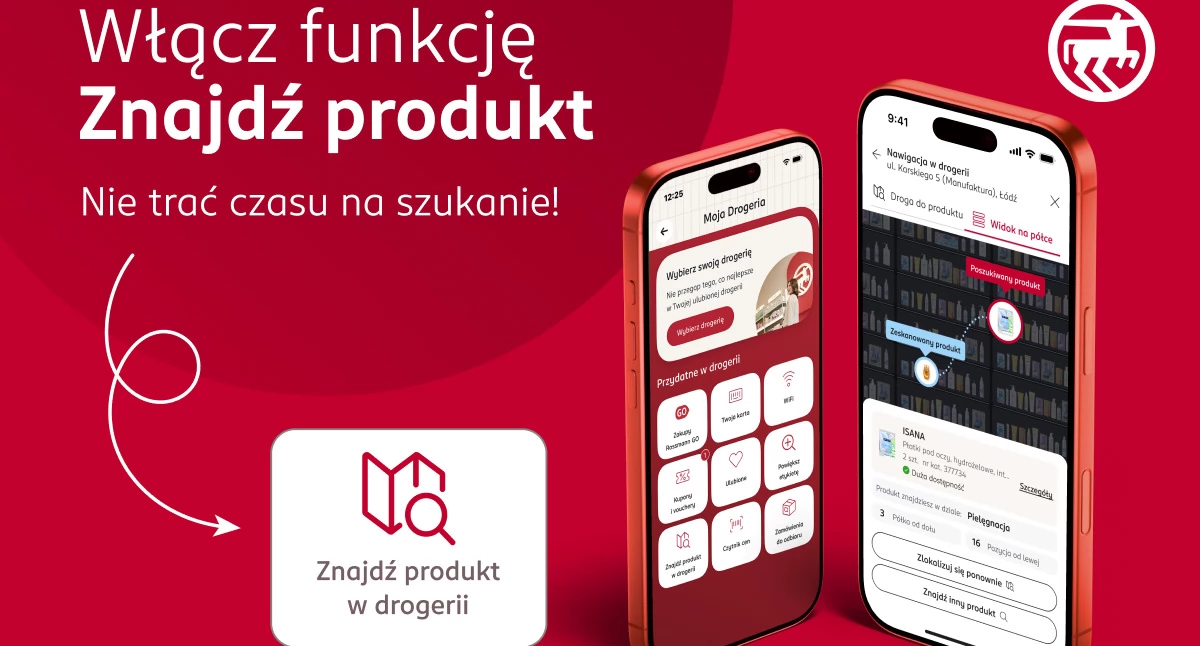 Promocja, Nawigacja aplikacji Rossmann - zdjęcie, fotografia