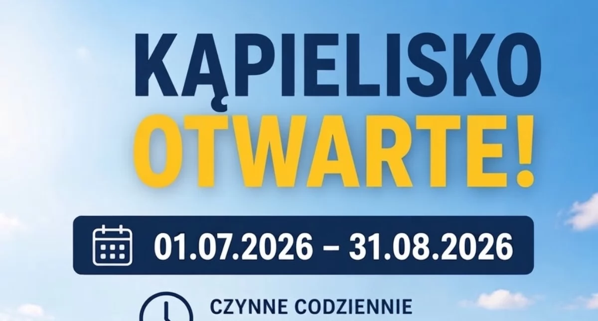 Info, Kąpielisko gminne znów czynne! - zdjęcie, fotografia