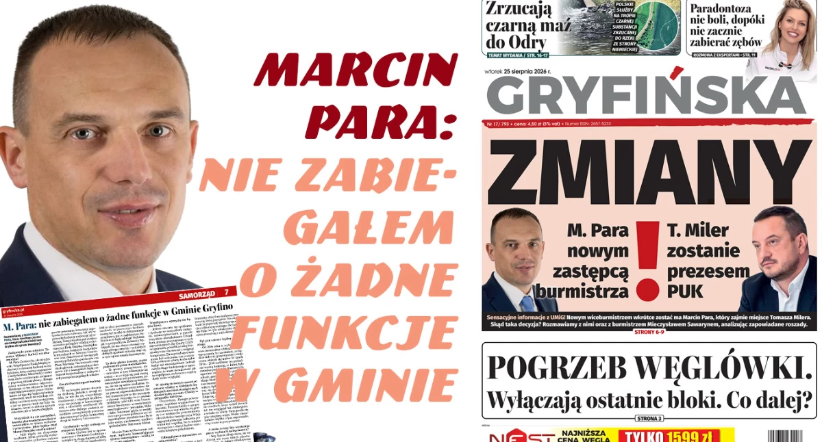Gazeta Gryfińska, lansowana fałszywa narracja miasto umiera - zdjęcie, fotografia