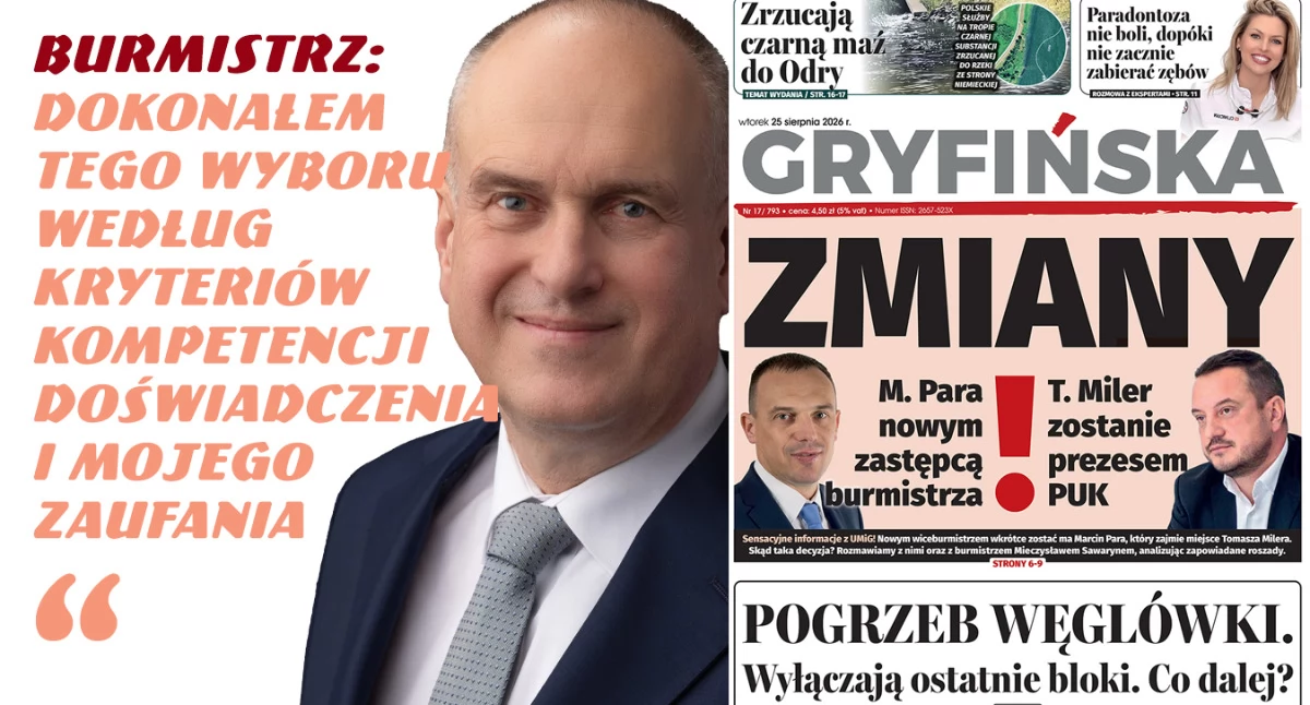 Gazeta Gryfińska, Dlaczego burmistrz zdecydował Wywiad Gazecie Gryfińskiej - zdjęcie, fotografia