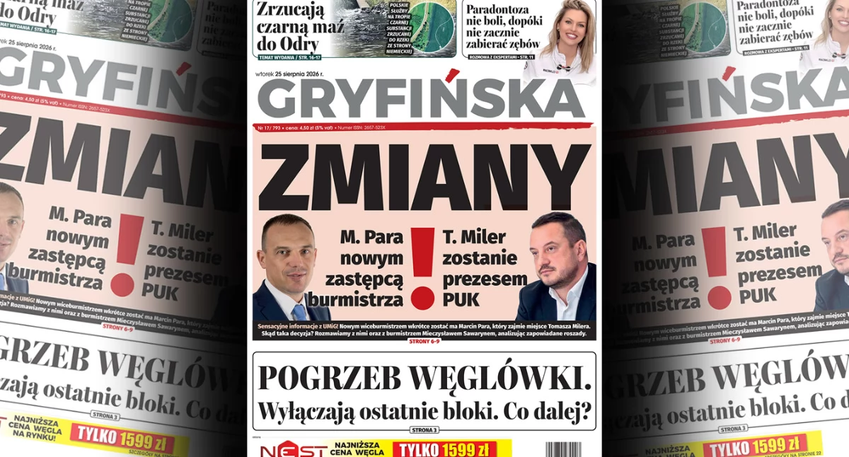 Gazeta Gryfińska, numer Gazety Gryfińskiej - zdjęcie, fotografia