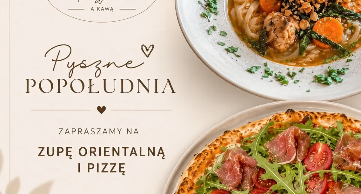 Gastronomia, Między Kawą zjecie również pizzę - zdjęcie, fotografia