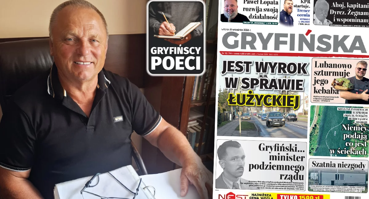 Gazeta Gryfińska, Gryfińscy poeci Twórczość Andrzeja Romanieckiego - zdjęcie, fotografia