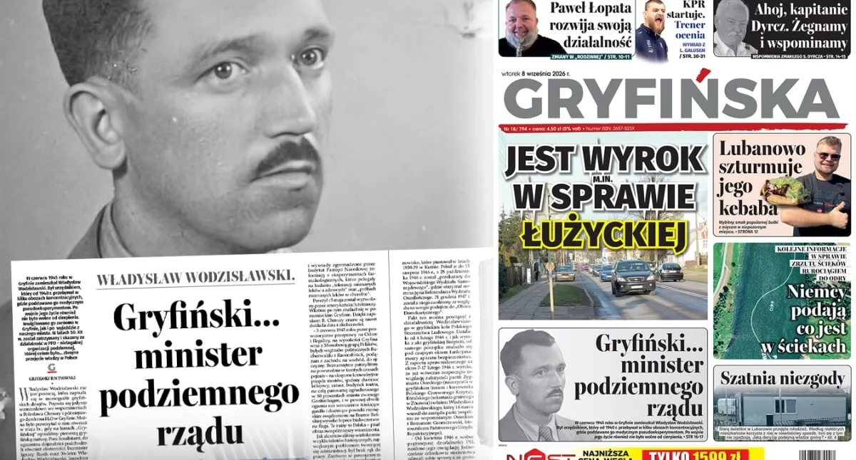 Gazeta Gryfińska, Władysław Wodzisławski Gryfiński… minister podziemnego rządu - zdjęcie, fotografia
