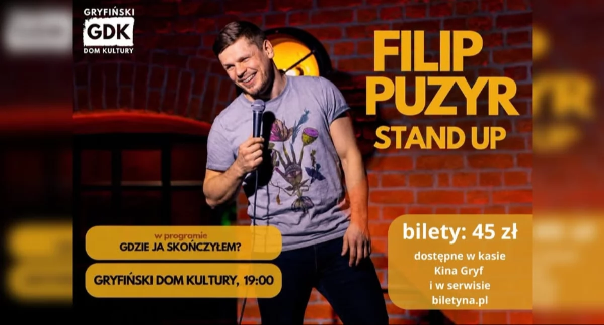 Imprezy, Gdzie skończył Filip Puzer wystąpi Gryfinie - zdjęcie, fotografia