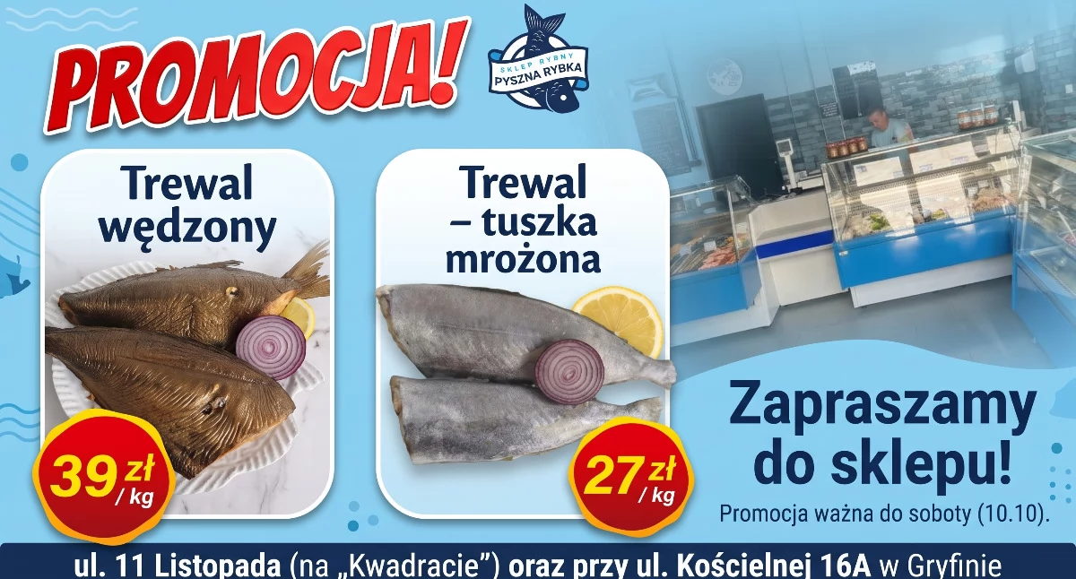 Promocja, Promocja sklepie Pyszna Rybka - zdjęcie, fotografia