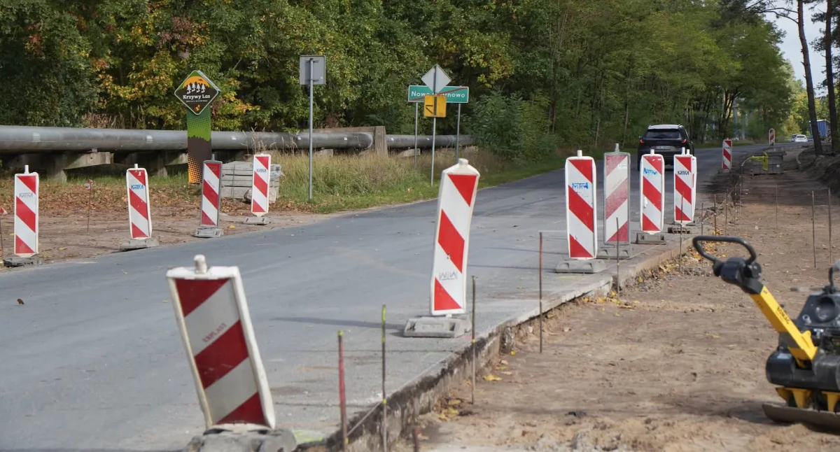 Inwestycje, Gryfino Krzywy Czarnowo inwestycja drogowa rowerowa [ZDJĘCIA] - zdjęcie, fotografia