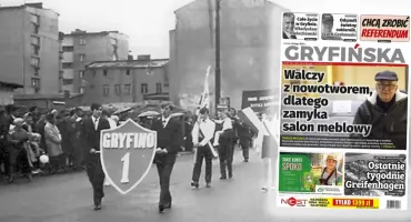 Taka była SP 1 Gryfino na początku lat 50.